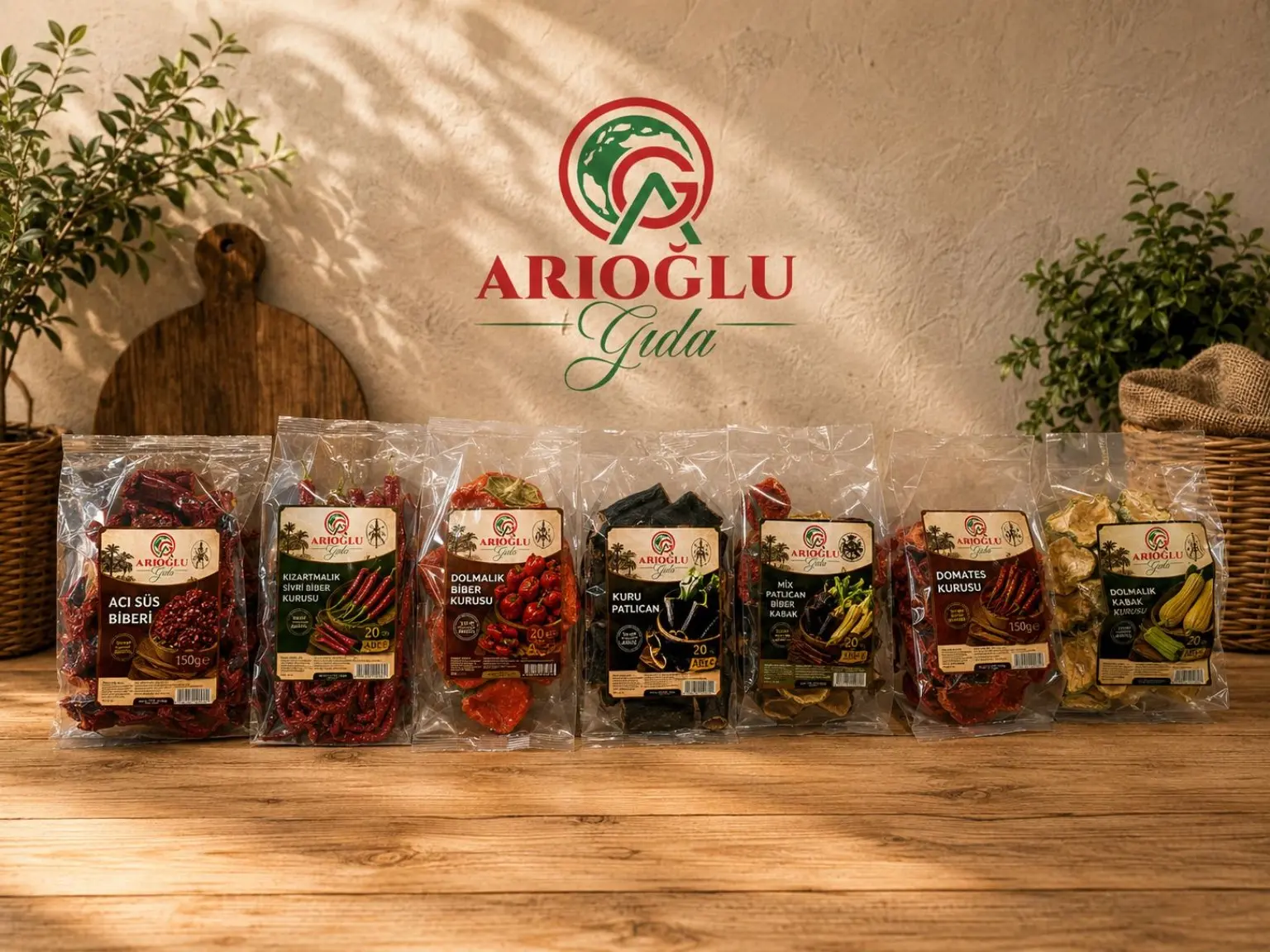 Arıoğlu Gıda markalı paketli ürün çeşitleri